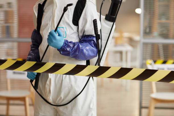 Professional Blood Cleanup technician working in Wallington, NJ
